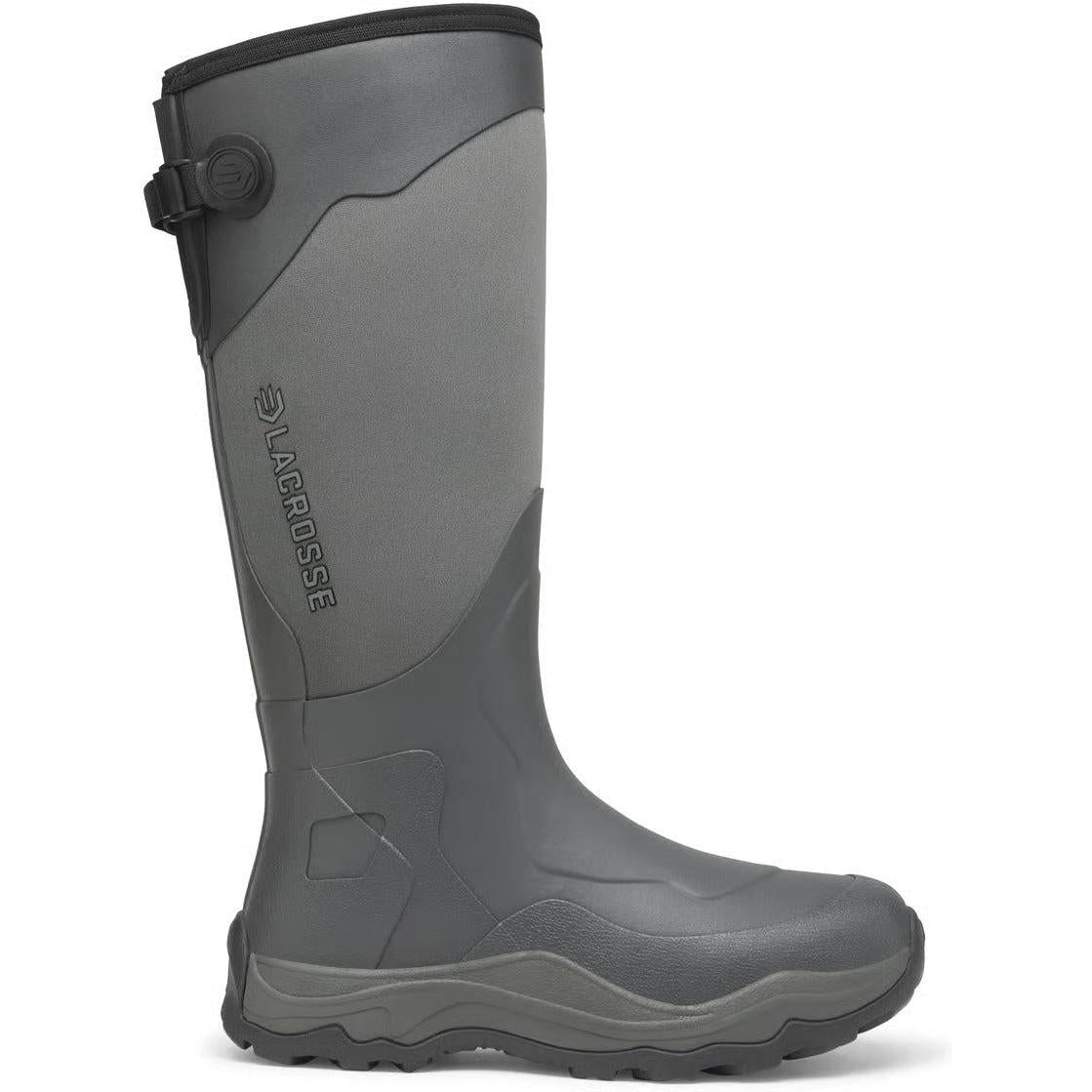 Lacrosse Men's Alpha Agility 17" Waterproof Slip On Hunt Boot- Gray- 302461 6.0 / Medium / Gray - Overlook Boots