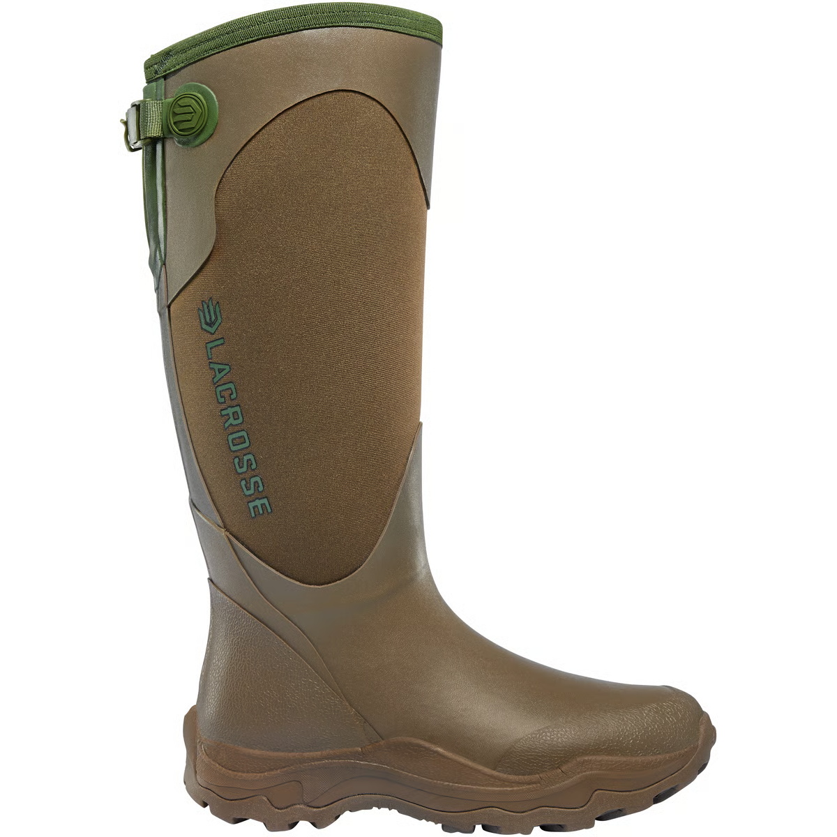 Lacrosse Women's Alpha Agility 15" Waterproof Slip On Snake Boot- Brown- 302485 5 / Medium / Brown - Overlook Boots