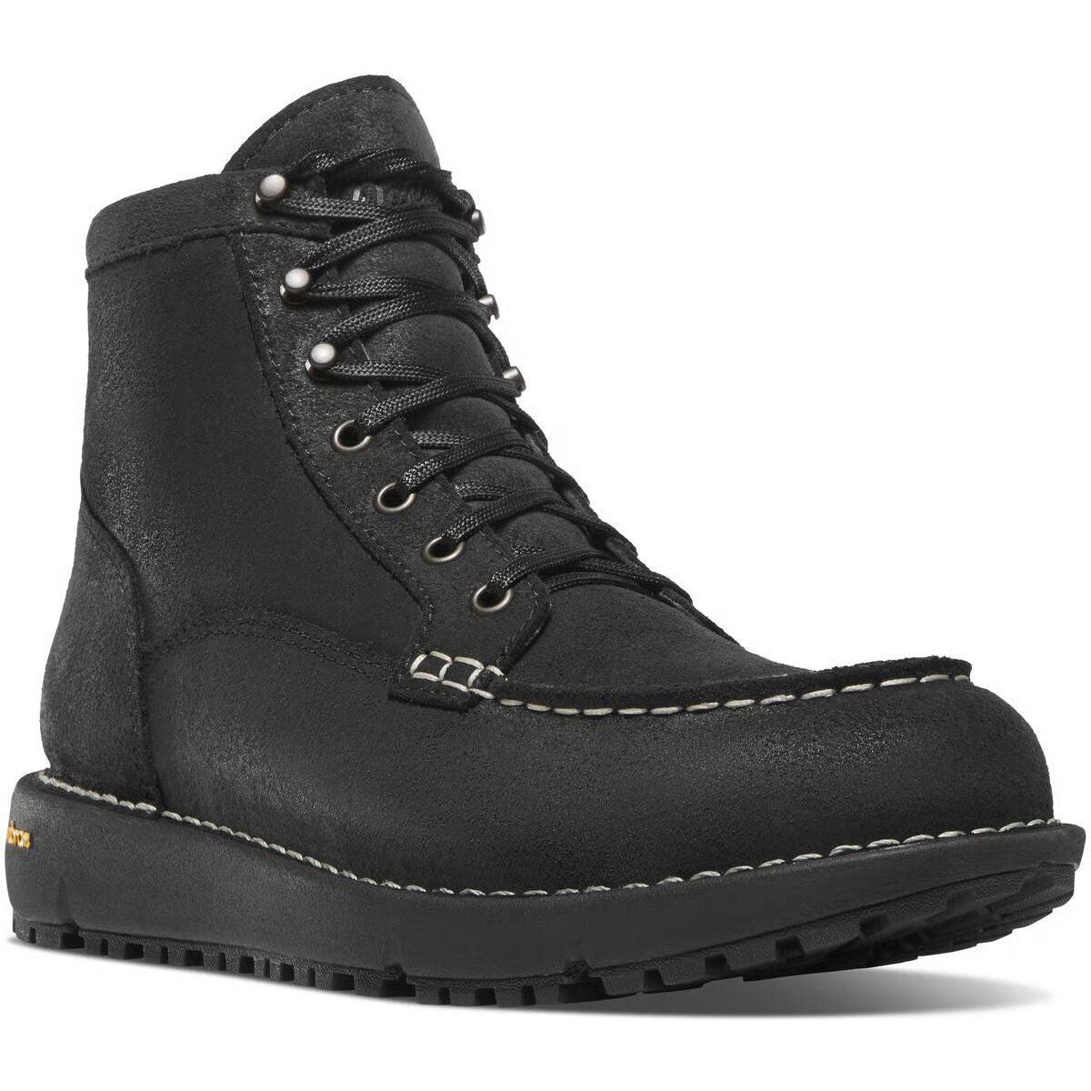 Danner Men's Logger 6" Slip Resistant Lace Up Work Boot - Black- 30748 7 / Medium / Brown - Overlook Boots