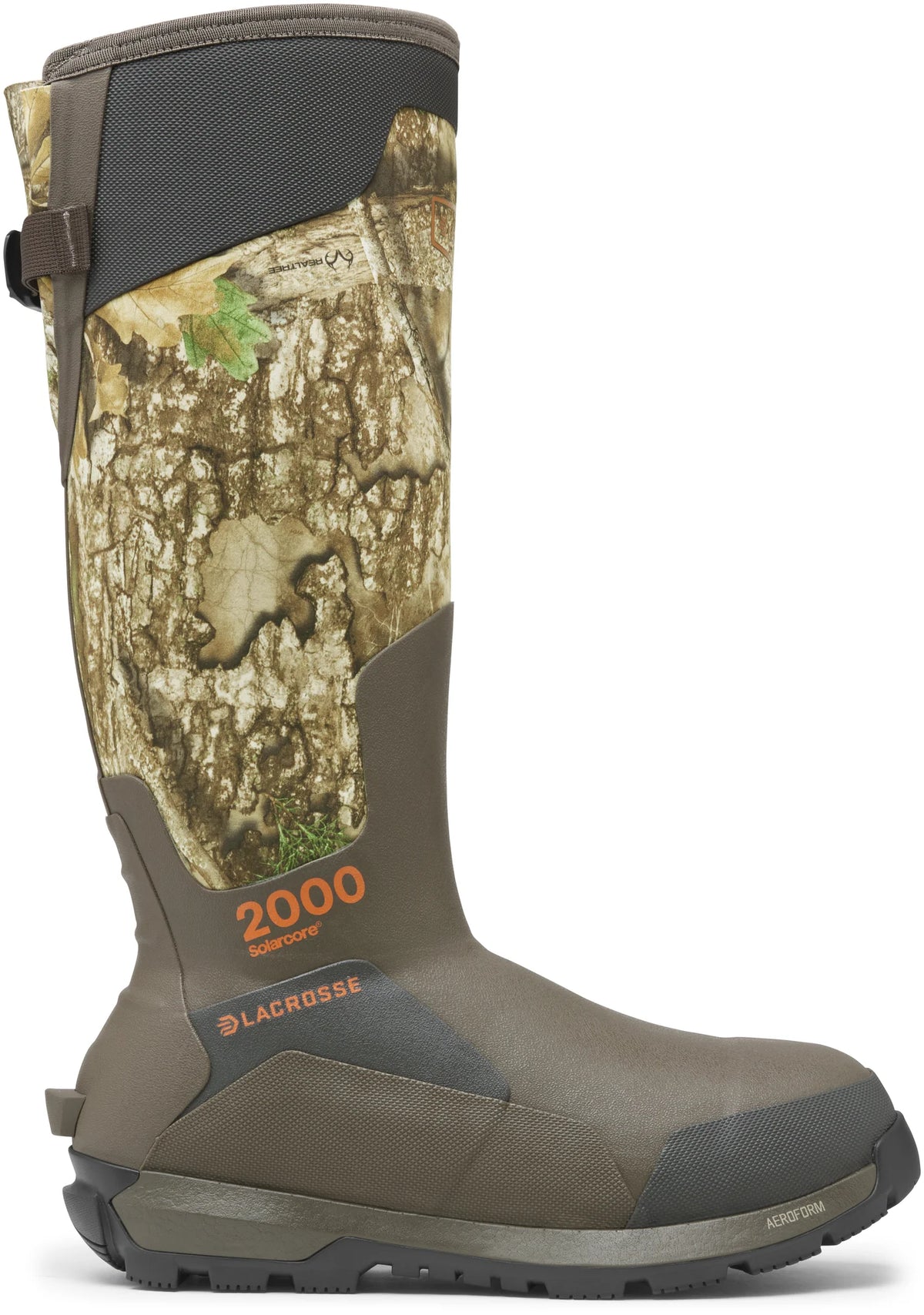 LaCrosse Men's Alphaburly Aero 17" 2000G Ins Waterproof Hunt Boot - Realtree - 377011 6 / Medium / Realtree - Overlook Boots