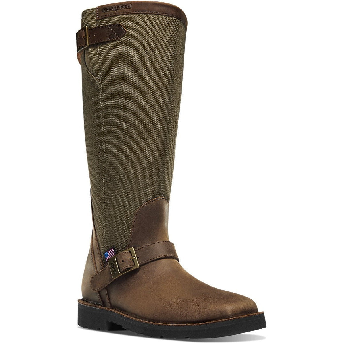 Danner Men's San Angelo 17" Square Toe Snake Hunt Boot -Brown- 42752 - Overlook Boots