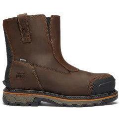 Timberland Pro Men's True Grit Comp Toe Waterproof Chelsea Work Boot - Brown - TB0A67QKW01 - Overlook Boots