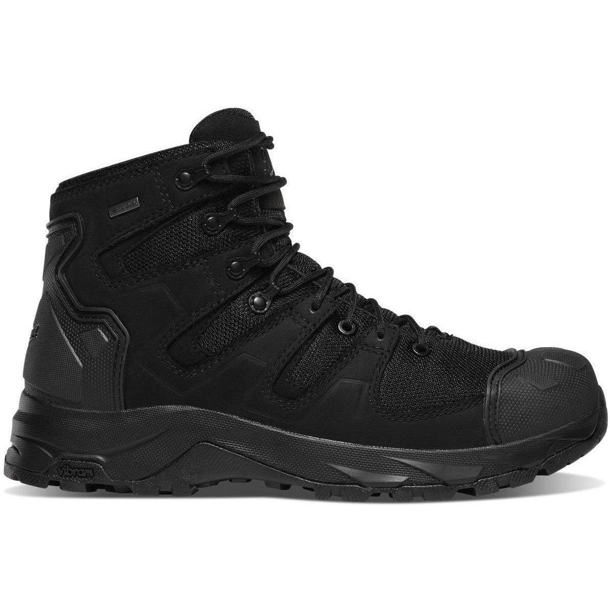 Danner Men's Downrange 6" Plain Toe Waterproof Slip Resistant Duty Boot -Black- 54021 - Overlook Boots