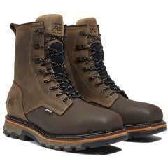 Timberland Pro Men's True Grit 8" Composite Toe Waterproof Work Boot- Brown- TB1A22CN214 - Overlook Boots