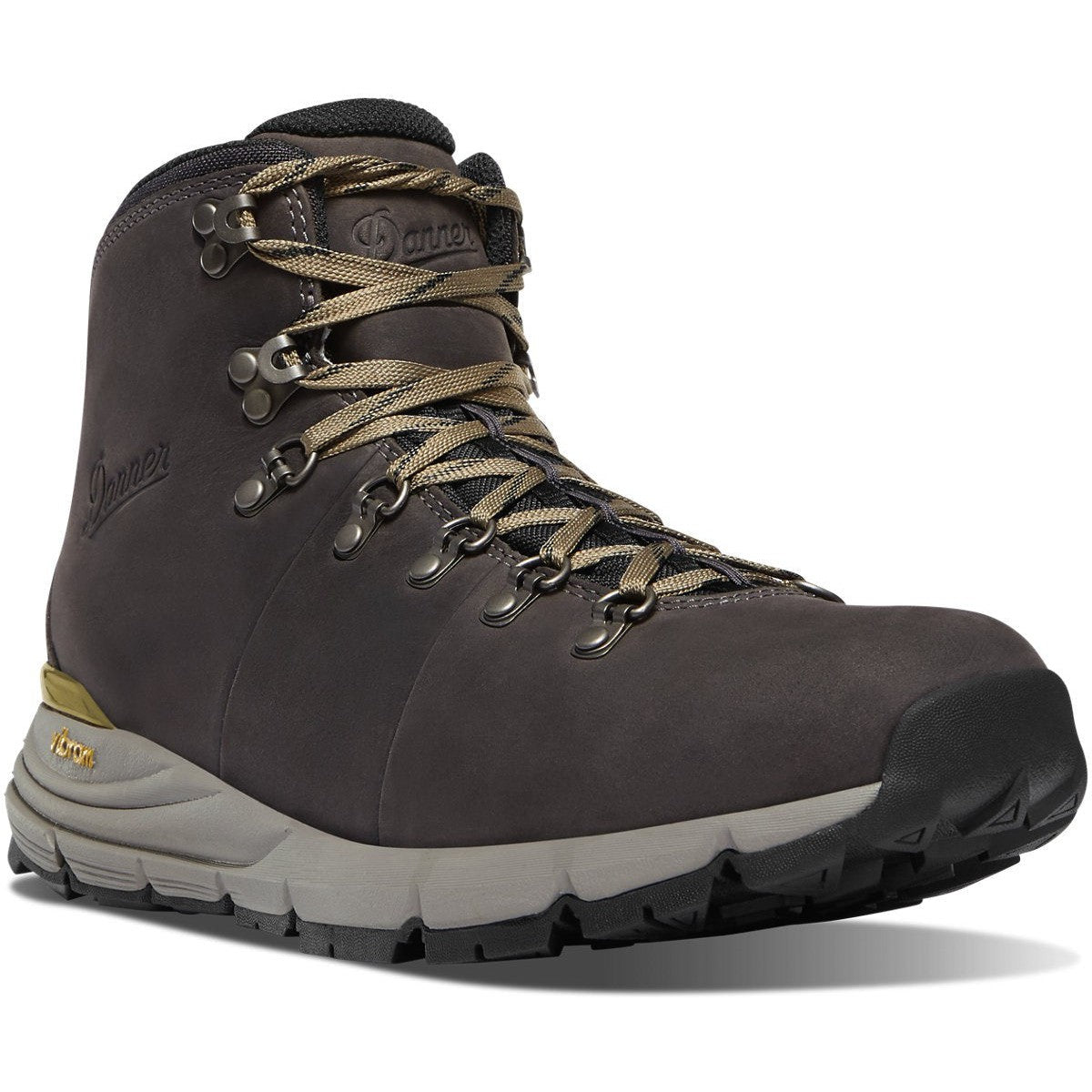 Danner Men's Mountain 600 Leaf GORE-TEX® 4.5" Waterproof Hiking Shoe Obsidian- 62306 7 / Medium / Grey - Overlook Boots