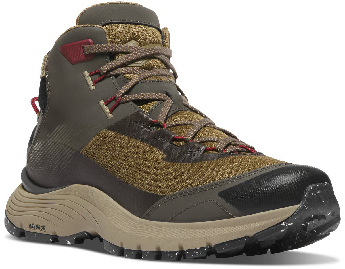Danner Men's Trail Junction 4" Waterproof Hike Boot- Black Olive- 65252 7 / Medium / Black Olive/Port - Overlook Boots