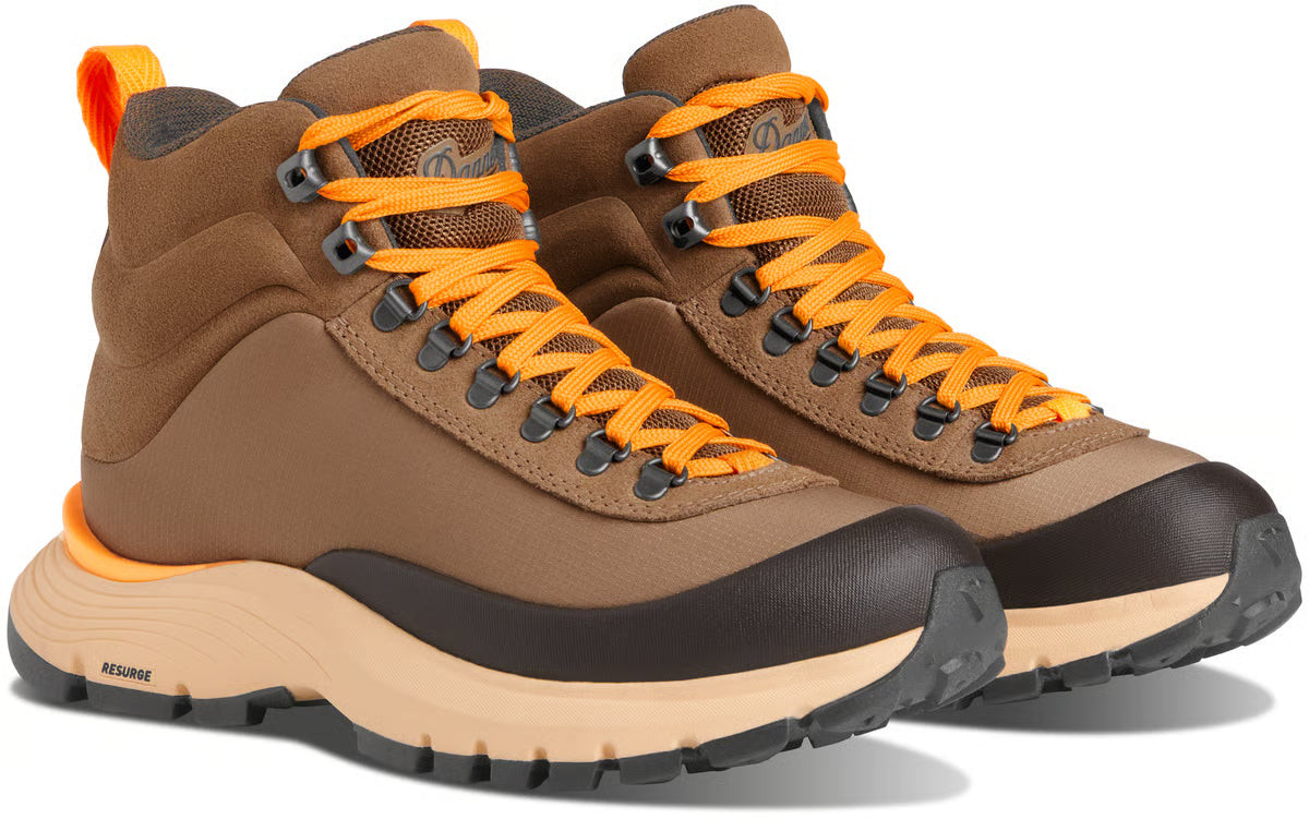 Danner Women's Trail Trainer 4" WP Hike Boot - Brown/Orange- 65450 - Overlook Boots