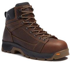 Timberland Pro Men's TiTAN® EV Comp Toe Waterproof Work Boot - Brown - TB0A63JFW01 7 / Medium / Brown - Overlook Boots