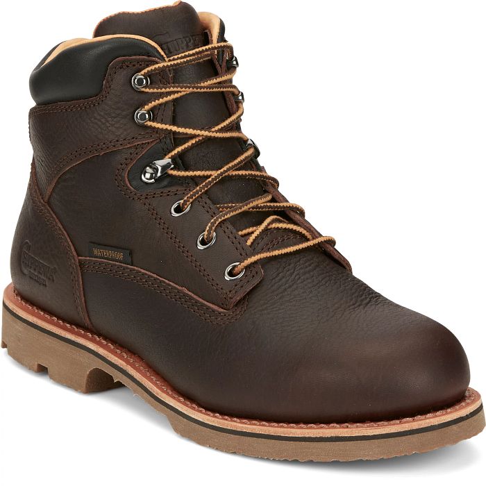 Chippewa Men's Colvile 6" Soft Toe WP 400G Ins Lace-Up Work Boot - 72125 8 / Medium / Brown - Overlook Boots