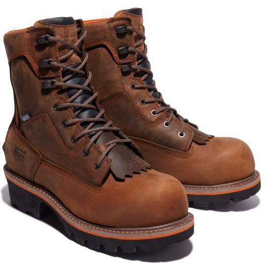 Timberland Pro Men's Evergreen Non-Metallic Toe Composite Toe Waterproof Work Boot - TB1A267H214 7 / Medium / Brown - Overlook Boots