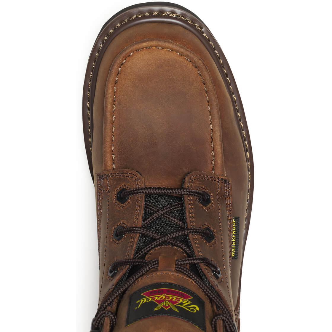 Thorogood Men's Jobsite Series 6" Comp Moc Toe WP Work Boot - Brown - 804-4170 - Overlook Boots