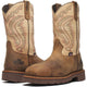 Thorogood Men's Crazy Horse 11" SQ Toe Waterproof Western Work Boot 804-4307 - Overlook Boots