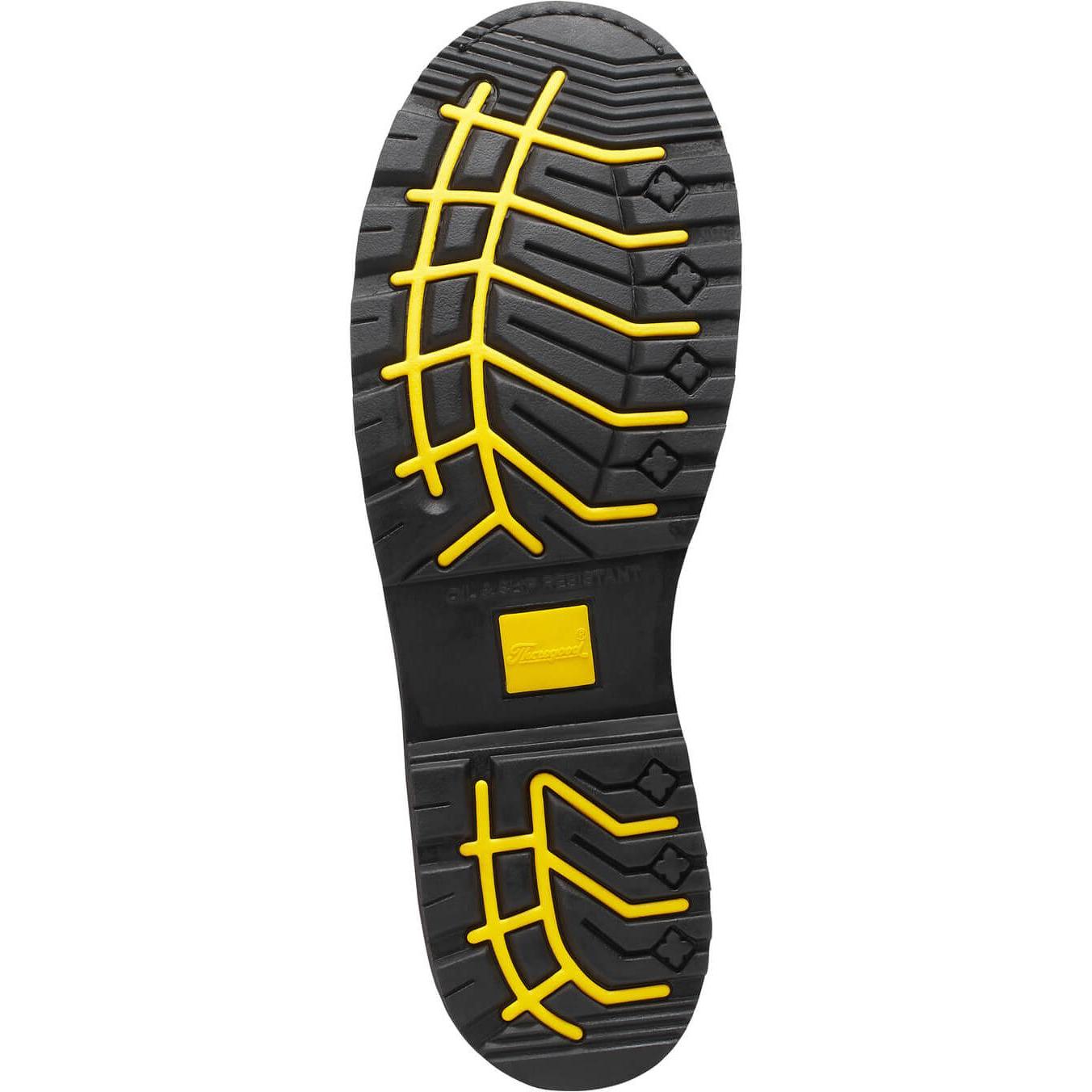 Thorogood Men's Jobsite Series 11" Moc Toe WP Blk Work Boot- Crazy- 804-4350 - Overlook Boots