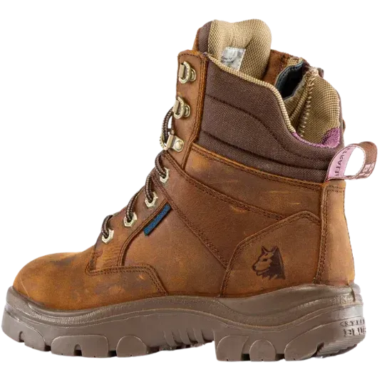 Steel Blue Women's Southern Cross Steel Toe WP Work Boot- Brown- 812859 - Overlook Boots
