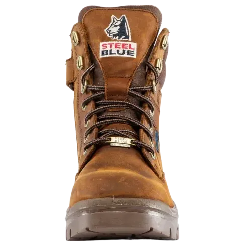 Steel Blue Women's Southern Cross Steel Toe WP Work Boot- Brown- 812859 - Overlook Boots