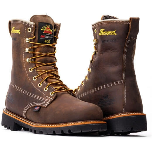 Thorogood Men's American Heritage 8" WP Work Boot -Crazyhorse- 814-4520  - Overlook Boots