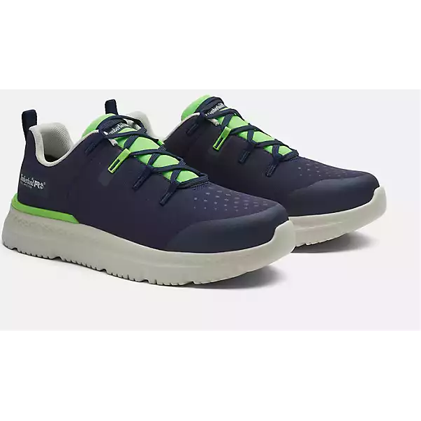 Timberland Pro Men's Intercept Athletic Steel Toe Work Shoe Navy- TB0A5ZNB484 7 / Medium / Blue - Overlook Boots