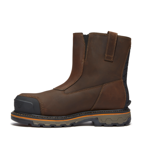 Timberland Pro Men's True Grit Comp Toe Waterproof Chelsea Work Boot - Brown - TB0A67QKW01 - Overlook Boots