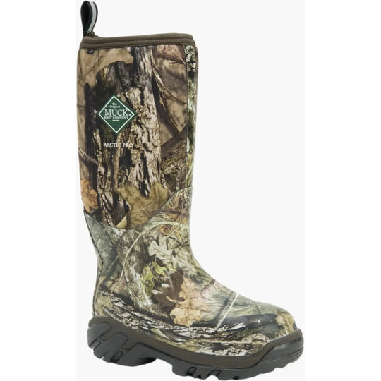 Muck Men's Arctic Pro Mossy Oak 17" Waterproof Rubber Hunt Boot - Mossy Oak - ACP-MOCT