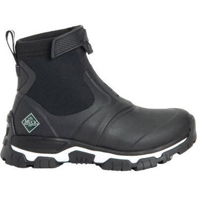 Muck Women's Apex 7.5" Waterproof Mid Zip Ankle Work Boot -Black- AXWZ000 5 / Medium / Black - Overlook Boots