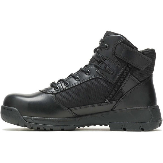 Bates Men's Tactical Sport 2 Comp Toe Side Zip Mid Duty Boot - Black - E03164 - Overlook Boots