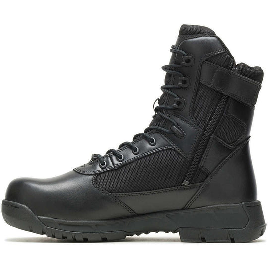 Bates Men's Tactical Sport 2 Comp Toe Side Zip Tall Work Boot- Black- E03186 - Overlook Boots