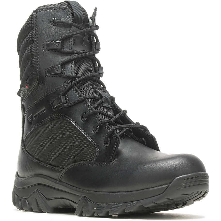 Bates Men's GX X2 Waterproof Tall Side Zip DRYGuard Insulated Duty Boot - Black - E03888 6 / Medium / Black - Overlook Boots