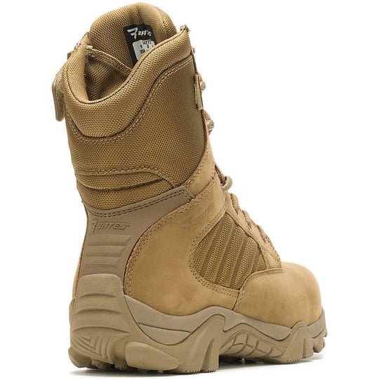 Bates Men's GX 8 Comp Toe Waterproof Side Zip Work Boot - Coyote - E04272 - Overlook Boots