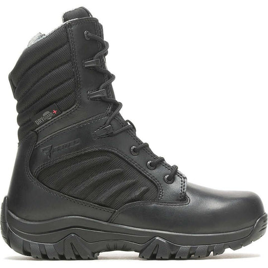 Bates Women's GX X2 Waterproof Tall Side Zip DRYGuard Duty Boot - Black - E03982 - Overlook Boots