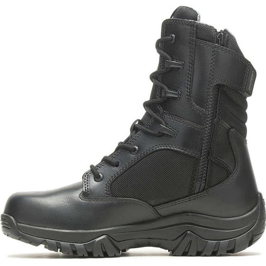 Bates Women's GX X2 Waterproof Tall Side Zip DRYGuard Duty Boot - Black - E03982 - Overlook Boots