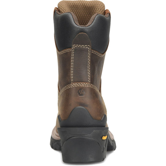 Carolina Men's Cardinal 8" Composite Toe Waterproof Slip Resistant Work Boot -Brown- CA7837 - Overlook Boots