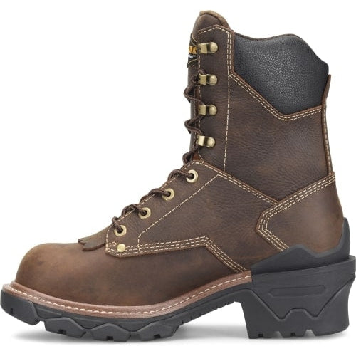 Carolina Men's Cardinal 8" Composite Toe Waterproof Slip Resistant Work Boot -Brown- CA7837 - Overlook Boots