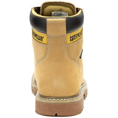 Cat Men's Second Shift Soft Toe Waterproof Slip Resistant Work Boot -Honey- P51085 - Overlook Boots