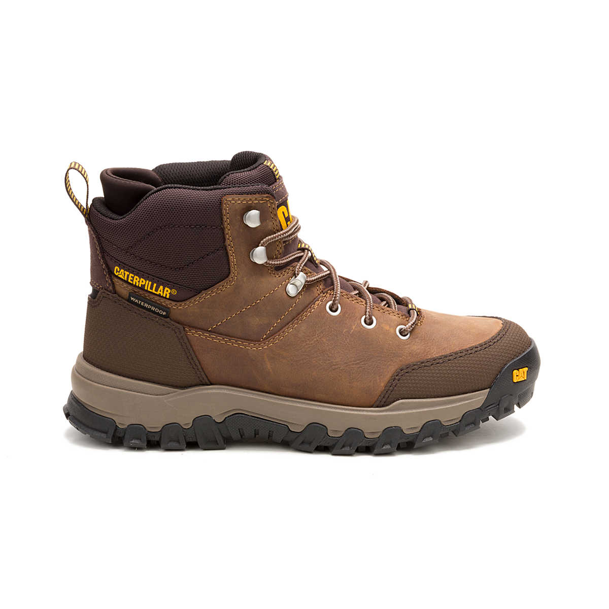 Cat Men's Threshold Rebound Soft Toe Waterproof Hiker Work Boot - Bison - P51092 - Overlook Boots