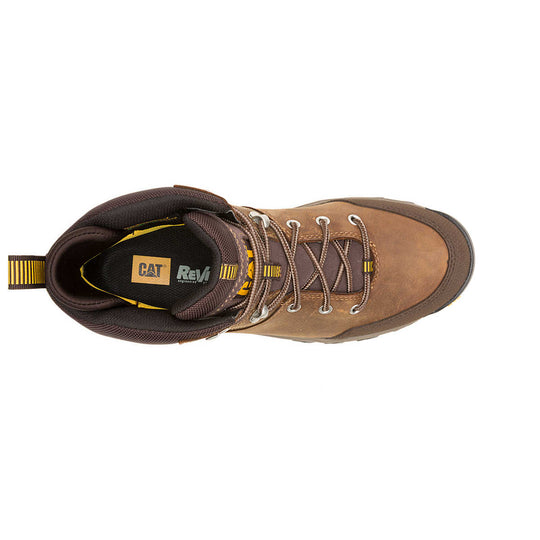 Cat Men's Threshold Rebound Soft Toe Waterproof Hiker Work Boot - Bison - P51092 - Overlook Boots