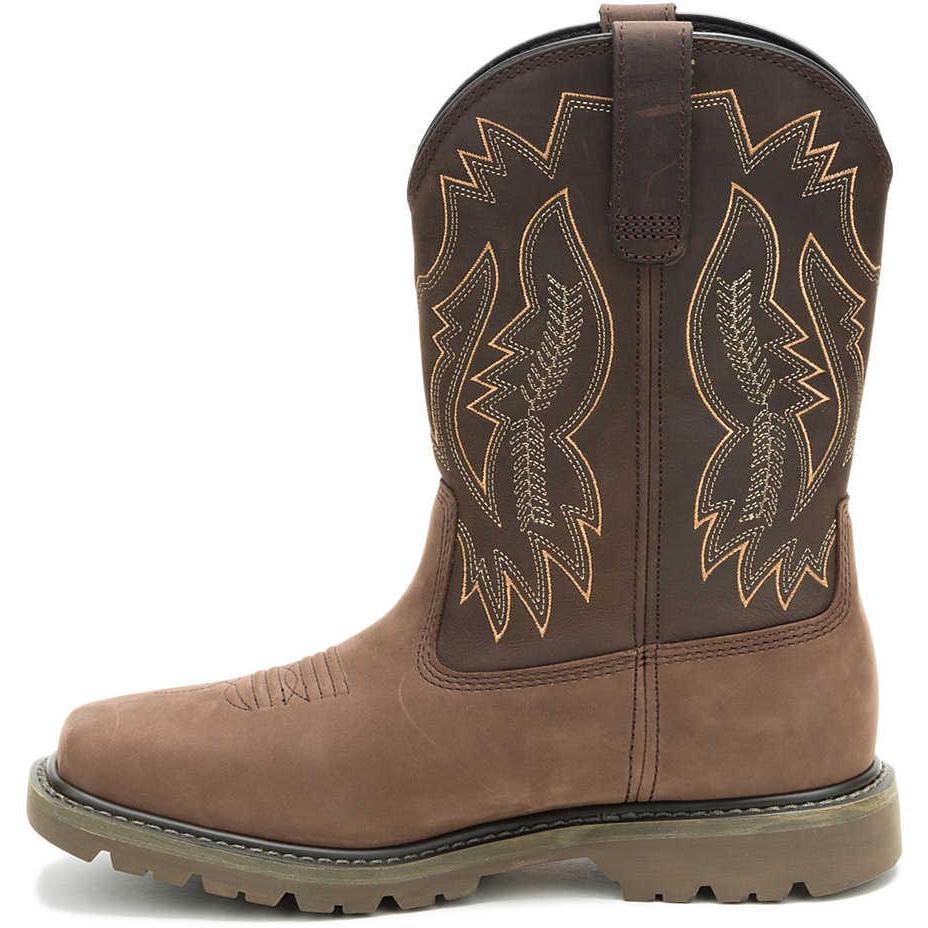 Cat Men's Colorado Frontier Soft Toe Western Work Boot - Coffee - P51095 - Overlook Boots