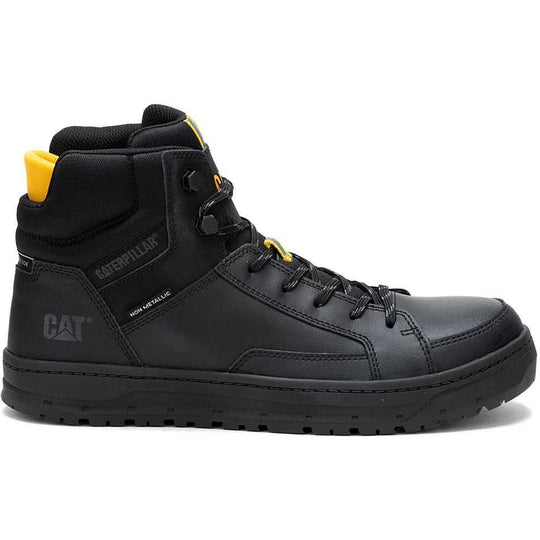 Cat Men's Streamline Court Mid Composite Toe Work Shoe - Black - P91521 - Overlook Boots