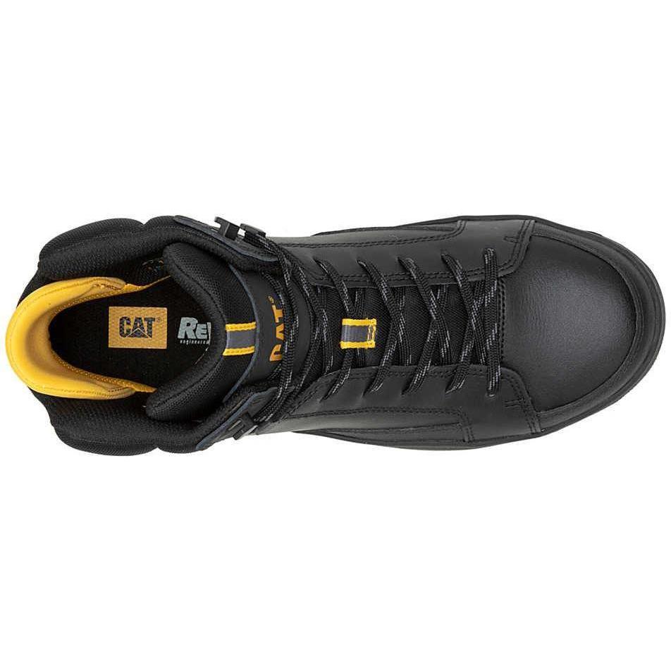 Cat Men's Streamline Court Mid Comp Toe Work Shoe - Black - P91521 - Overlook Boots