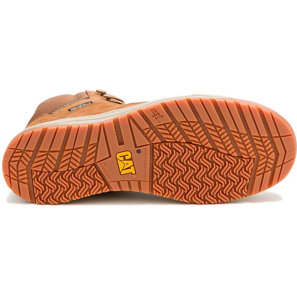 Cat Men's Streamline Court Mid Comp Toe Work Shoe - Chipmunk - P91624 - Overlook Boots