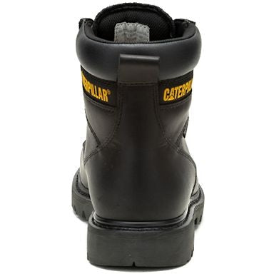 Cat Men's Second Shift Steel Toe Waterproof Slip Resistant Work Boot -Black- P91658 - Overlook Boots