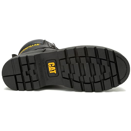 Cat Men's Second Shift Steel Toe Waterproof Slip Resistant Work Boot -Black- P91658 - Overlook Boots