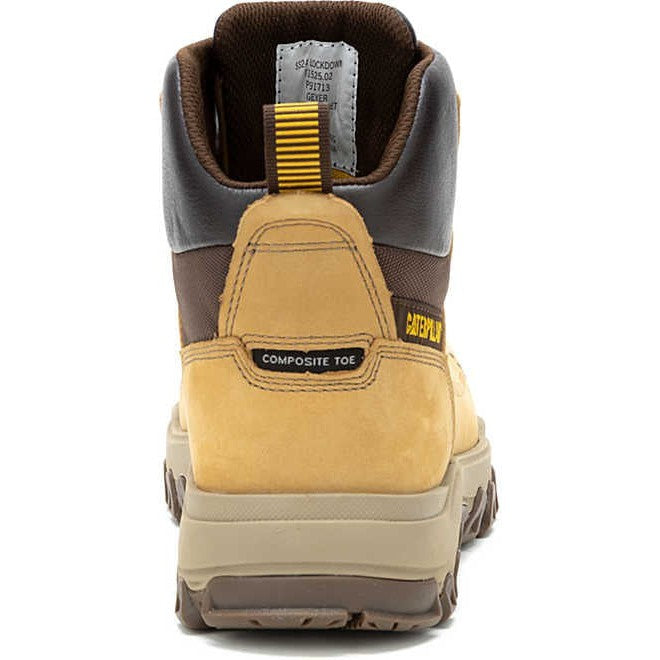 Cat Men's Threshold Rebound Composite Toe Waterproof Work Boot- Honey- P91713 - Overlook Boots
