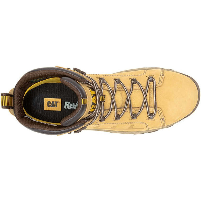 Cat Men's Threshold Rebound Composite Toe Waterproof Work Boot- Honey- P91713 - Overlook Boots