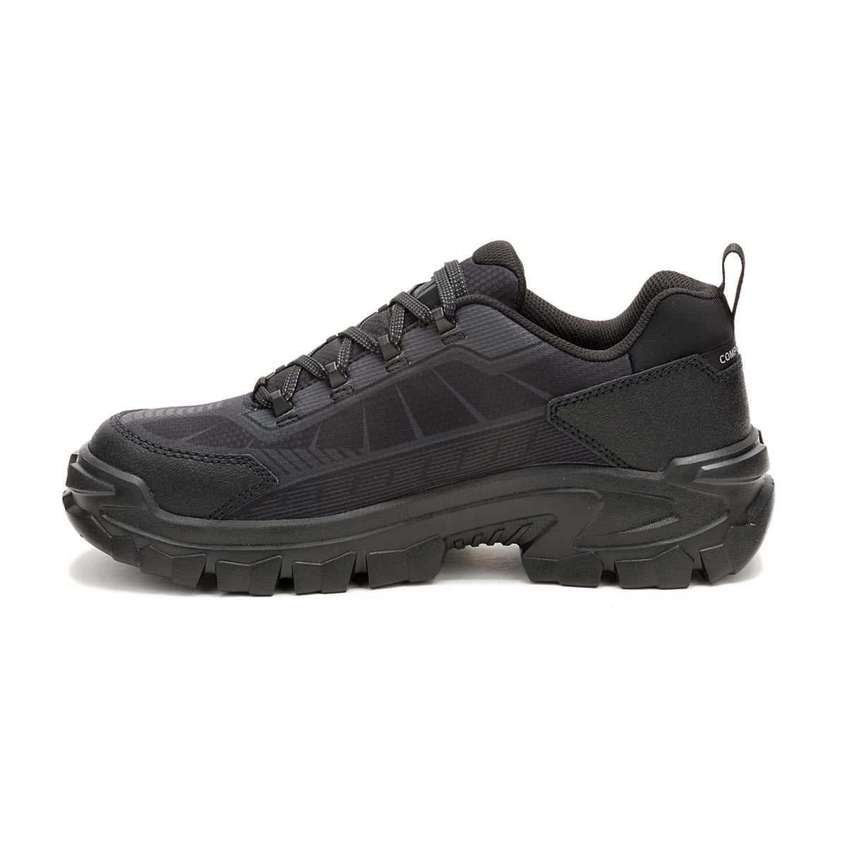 Cat Men's Invader Sport Lo Composite Toe Mesh Work Shoe - Black - P91766 - Overlook Boots