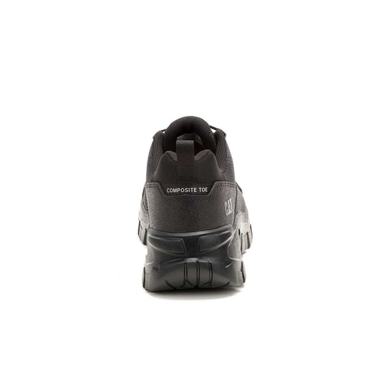 Cat Men's Invader Sport Lo Composite Toe Mesh Work Shoe - Black - P91766 - Overlook Boots