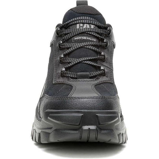 Cat Men's Invader Sport Lo CT Leather Work Shoe - Black - P91770 - Overlook Boots