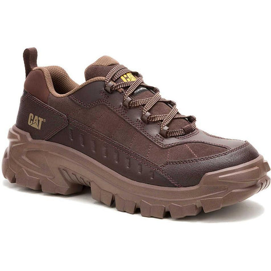 Cat Men's Invader Sport Lo CT Leather Work Shoe - Coffee - P91771 7 / Medium / Brown - Overlook Boots