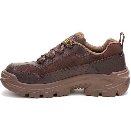 Cat Men's Invader Sport Lo CT Leather Work Shoe - Coffee - P91771 - Overlook Boots