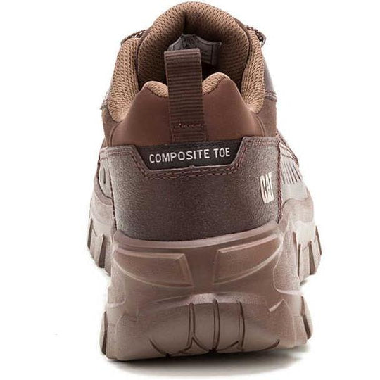 Cat Men's Invader Sport Lo CT Leather Work Shoe - Coffee - P91771 - Overlook Boots