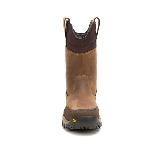 Cat Men's Threshold Rebound Steel Toe Waterproof Wellington Work Boot - Bison - P91772 - Overlook Boots